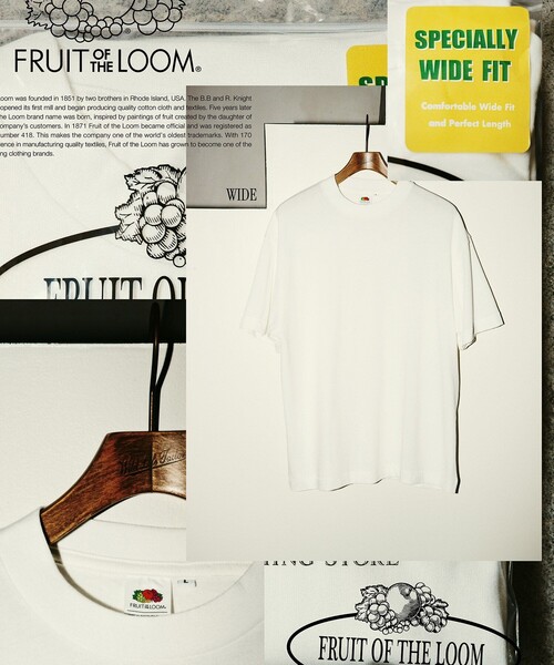 FRUIT OF THE LOOM(フルーツオブザルーム)の「【FRUIT OF THE LOOM for WILD LIFE TAILOR】EX WIDE FIT 2PCS PAC TEE(Tシャツ/カットソー・メンズ・ブラック/ホワイト・XL/M/S/L)」の2枚目の写真