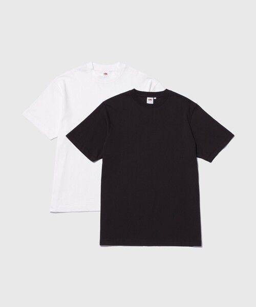 FRUIT OF THE LOOM(フルーツオブザルーム)の「【FRUIT OF THE LOOM for WILD LIFE TAILOR】EX WIDE FIT 2PCS PAC TEE(Tシャツ/カットソー・メンズ・ブラック/ホワイト・XL/M/S/L)」の6枚目の写真