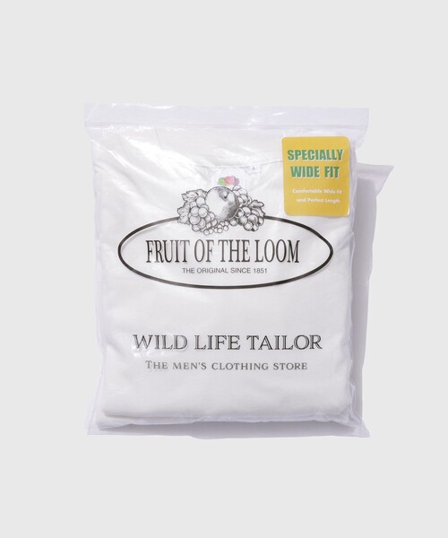 FRUIT OF THE LOOM(フルーツオブザルーム)の「【FRUIT OF THE LOOM for WILD LIFE TAILOR】EX WIDE FIT 2PCS PAC TEE(Tシャツ/カットソー・メンズ・ブラック/ホワイト・XL/M/S/L)」の9枚目の写真