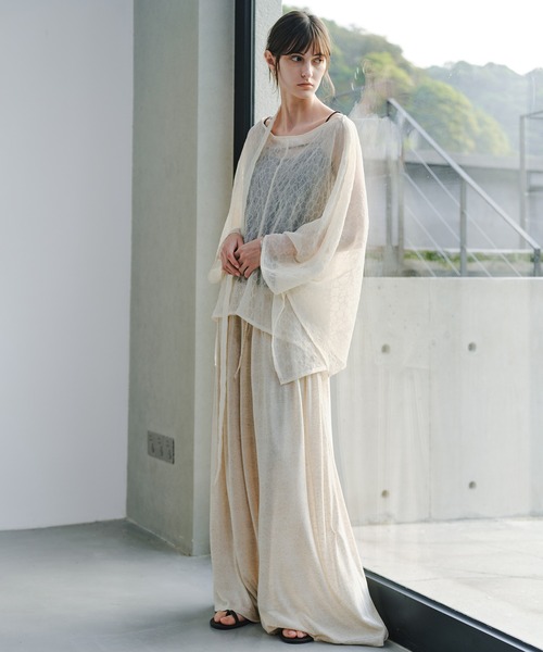 tageechita(タジチタ)の「【tageechita】クレープ素材 キャミソールワンピース(その他パンツ・レディース・キナリ・L/M/S)」の19枚目の写真