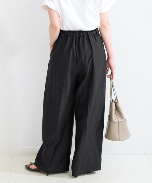 B.C STOCK（ベーセーストック）の「シアーストレートパンツ（その他パンツ・レディース・ブラック/ブラウン・FREE）」の9枚目の写真