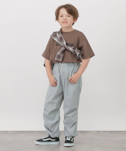 GLOBAL WORK(グローバルワーク)の「エアかる撥水パラシュートパンツ/1018047(その他パンツ・キッズ・グレー/ブラック/ブラウン・150cm/140cm/130cm/160cm)」の5枚目の写真