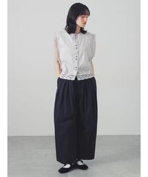 コットンナイロンタックパンツ