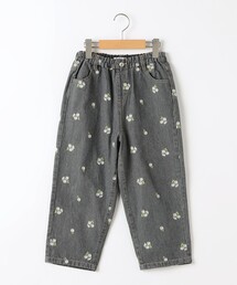 SHIPS | SHIPS KIDS:100~130cm/フラワー エンブロイダリー デニム パンツ(デニムパンツ)