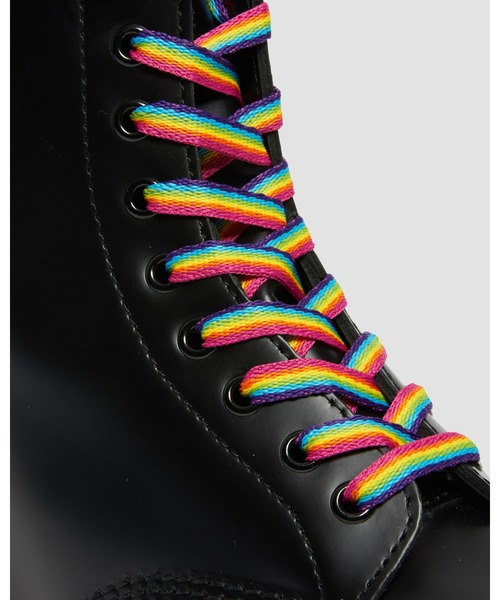 Dr. Martens(ドクターマーチン)の「Dr. Martens/ドクターマーチン 210CM レインボー シューレース AD071980(シューズアクセサリー・メンズ・マルチ・FREE)」の4枚目の写真