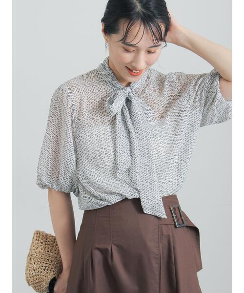 Гладкий асортим шелфоновый шифоновый блузон — Yōshō art silk chiffon blouse