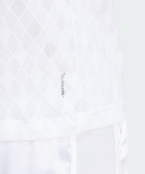 adidas（アディダス）の「テニス プロ クライマクール+ フリーリフト ポロシャツ / アディダス adidas（ポロシャツ・メンズ・ホワイト・XX-LARGE/XXX-LARGE/LARGE/MEDIUM/SMALL/X-LARGE/X-SMALL）」の5枚目の写真