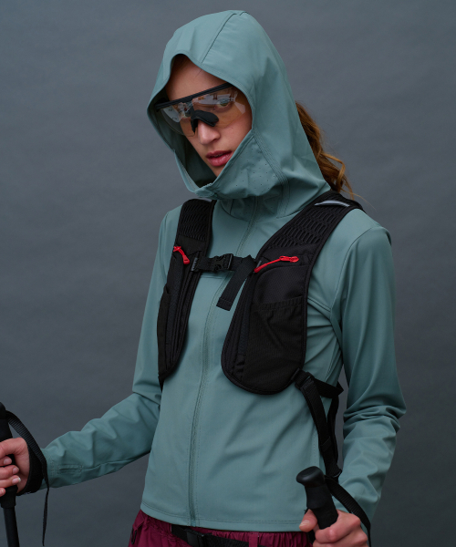 MENASOO（ミナス）の「Outdoor Light Backpack 5L_Black（バックパック/リュック・レディース・ブラック・F）」の9枚目の写真