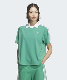 スリーストライプス ウーブン 半袖シャツ【adidas Golf/アディダスゴルフ】