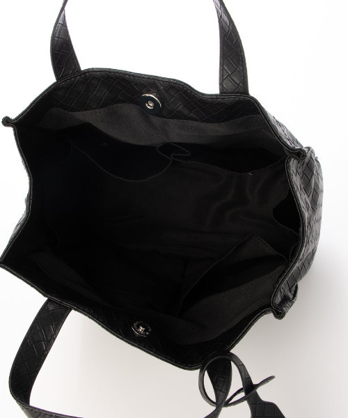 cache cache(カシュ カシュ)の「カシュカシュ cachecache / メッシュエンボスショッパートートS(トートバッグ・レディース・ベージュ/チョコ/ブラック/グレー/アイボリー/グリーン・FREE)」の14枚目の写真