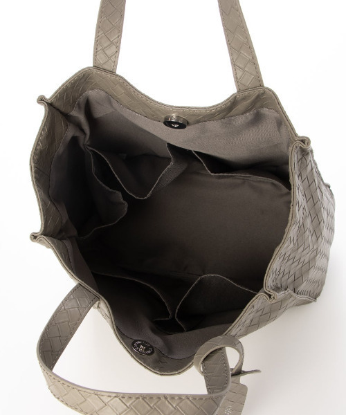 cache cache(カシュ カシュ)の「カシュカシュ cachecache / メッシュエンボスショッパートートS(トートバッグ・レディース・ベージュ/チョコ/ブラック/グレー/アイボリー/グリーン・FREE)」の19枚目の写真
