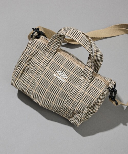 UMBRO/アンブロ SP flannel Mini Boston Bag/別注 フランネル ミニボストンバッグ