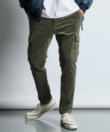 The DUFFER of ST.GEORGE（ザダファーオブセントジョージ）の「【WEB限定アイテム】STRETCH CORDUROY SMART CARGO PANTS:太畝コーデュロイ ストレッチ カーゴパンツ（カーゴパンツ）」