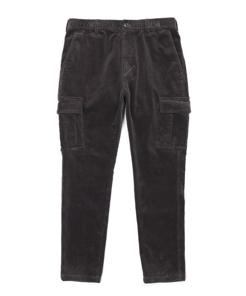 The DUFFER of ST.GEORGE（ザダファーオブセントジョージ）の「【WEB限定アイテム】STRETCH CORDUROY SMART CARGO PANTS：太畝コーデュロイ ストレッチ カーゴパンツ（カーゴパンツ・メンズ・ブラック/チャコールグレー/カーキ・MEDIUM/SMALL/X-LARGE/LARGE）」の7枚目の写真