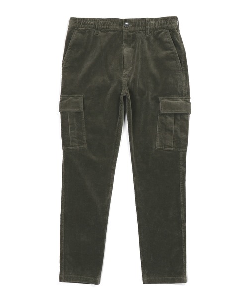 The DUFFER of ST.GEORGE（ザダファーオブセントジョージ）の「【WEB限定アイテム】STRETCH CORDUROY SMART CARGO PANTS：太畝コーデュロイ ストレッチ カーゴパンツ（カーゴパンツ・メンズ・ブラック/チャコールグレー/カーキ・MEDIUM/SMALL/X-LARGE/LARGE）」の8枚目の写真