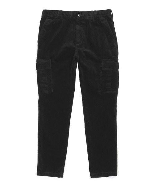 The DUFFER of ST.GEORGE（ザダファーオブセントジョージ）の「【WEB限定アイテム】STRETCH CORDUROY SMART CARGO PANTS：太畝コーデュロイ ストレッチ カーゴパンツ（カーゴパンツ・メンズ・ブラック/チャコールグレー/カーキ・MEDIUM/SMALL/X-LARGE/LARGE）」の18枚目の写真