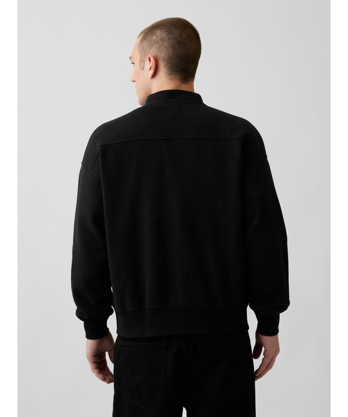 GAP（ギャップ）の「ヴィンテージソフト フレンチテリー GAPロゴ ダブルジップアップジャケット（スウェット・メンズ・グリーン/ネイビー/ブラック・XL/L/M/S/XS）」の7枚目の写真