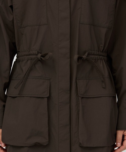 Snow Peak(スノーピーク)の「Snow Peak / Nylon Double Rip Dress ナイロン ダブルリップ ドレス(シャツワンピース・レディース・ダークブラウン/ブラック/ライトブルー・1/2/3)」の8枚目の写真
