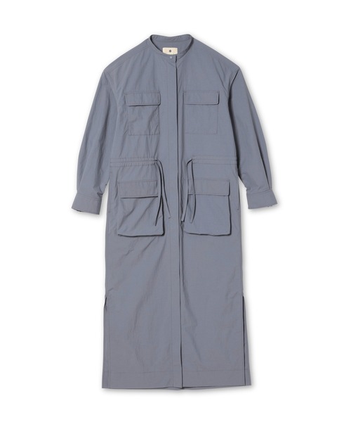 Snow Peak(スノーピーク)の「Snow Peak / Nylon Double Rip Dress ナイロン ダブルリップ ドレス(シャツワンピース・レディース・ダークブラウン/ブラック/ライトブルー・1/2/3)」の13枚目の写真