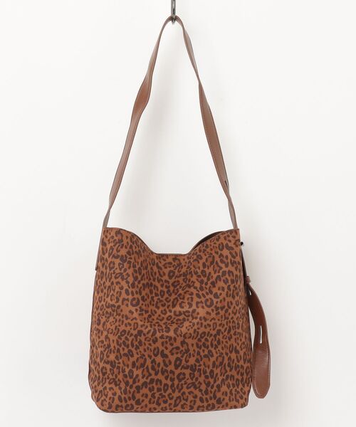 RiC(リック)の「SUEDE MULTIWAY SHOULDER BAG(トートバッグ・レディース・ブラック/ブラウン/レオパード・FREE)」の1枚目の写真