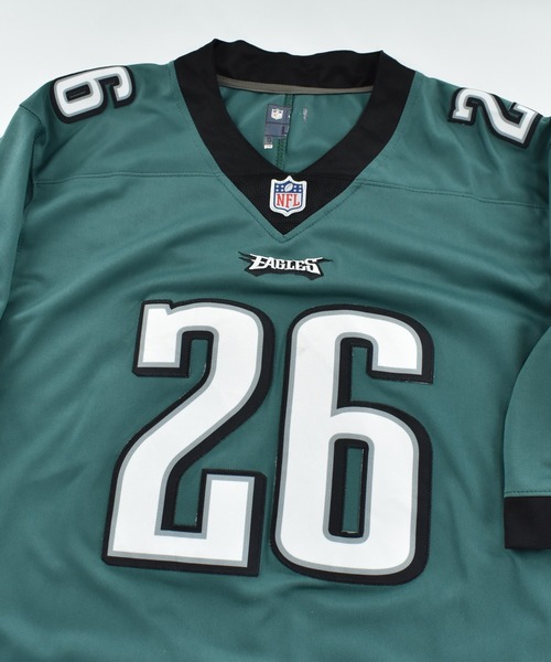 LABORATORY R(ラボラトリーアール)の「【USED】NIKE “NFL PHILADELPHIA EAGLES #26” ゲームシャツ(Tシャツ/カットソー・メンズ・グリーン・LARGE)」の6枚目の写真