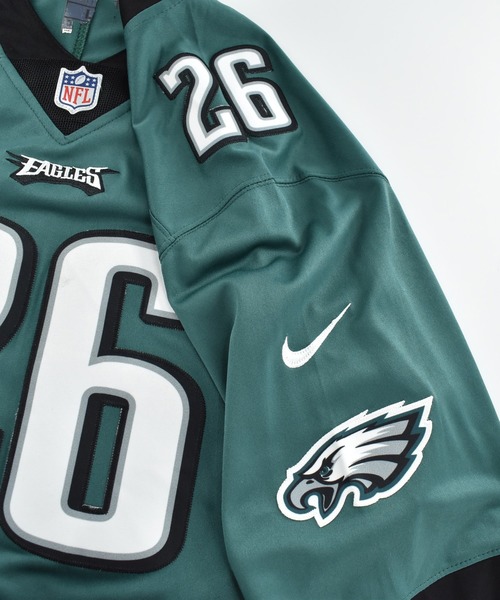 LABORATORY R(ラボラトリーアール)の「【USED】NIKE “NFL PHILADELPHIA EAGLES #26” ゲームシャツ(Tシャツ/カットソー・メンズ・グリーン・LARGE)」の4枚目の写真