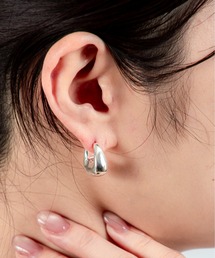 RAGBAG STUDIO（ラグバッグストゥディオズ）の「【RagBag/ラグバッグ】シルバー　フープピアス　Datura Hoops（ピアス（両耳用））」