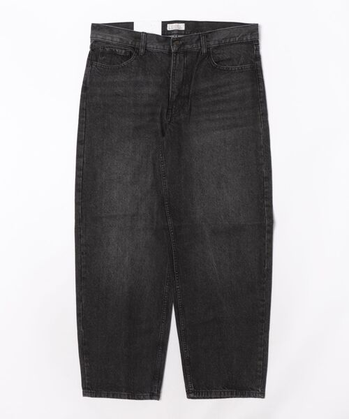 HANES(ヘインズ)の「Hanes / ヘインズ 綿100% 5ポケット ワイドストレートデニムパンツ(デニムパンツ・メンズ・ブラック/ネイビー/ライトブルー・M/LL/L)」の9枚目の写真