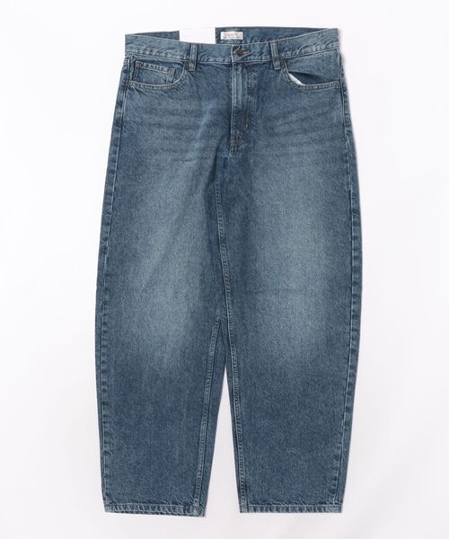 HANES(ヘインズ)の「Hanes / ヘインズ 綿100% 5ポケット ワイドストレートデニムパンツ(デニムパンツ・メンズ・ブラック/ネイビー/ライトブルー・M/LL/L)」の15枚目の写真