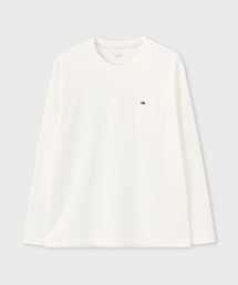 【ラウンジウェアー】“Artist Stripe Embroidery” 長袖Tシャツ【853418 7140A】