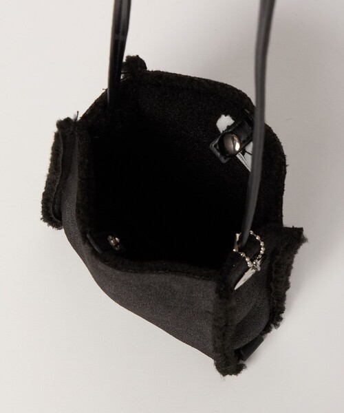 SY UNITED ARROWS(シーユナイテッドアローズ)の「<SY>スクエア ボアショルダーコンビ(ショルダーバッグ・レディース・ブラック/その他1・FREE)」の12枚目の写真
