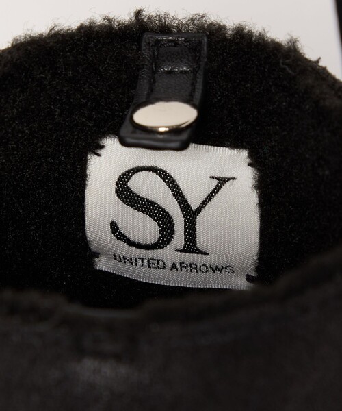 SY UNITED ARROWS(シーユナイテッドアローズ)の「<SY>スクエア ボアショルダーコンビ(ショルダーバッグ・レディース・ブラック/その他1・FREE)」の13枚目の写真