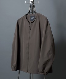 ANPAS（アンパス）の「FLEX360° Stretch Crew-Zip Jacket    <セットアップ可>フレックス360° ストレッチクルージップジャケット ノーカラージャケット メンズ ビジカジ スーツ アウター <S~LLサイズ>（ノーカラージャケット）」