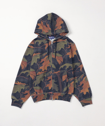 PULP/417EDIFICE（パルプフォーワンセブンエディフィス）の「BoTT / ボット WASHED TREE CAMO ZIP HOODIE（パーカー）」