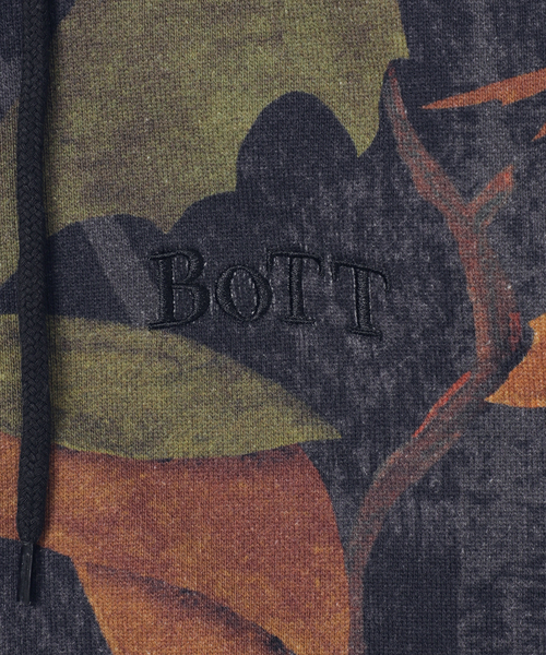 BOTT（ボット）の「BoTT / ボット WASHED TREE CAMO ZIP HOODIE（パーカー・メンズ・ブラック/ブラウン・SMALL/MEDIUM/LARGE）」の7枚目の写真