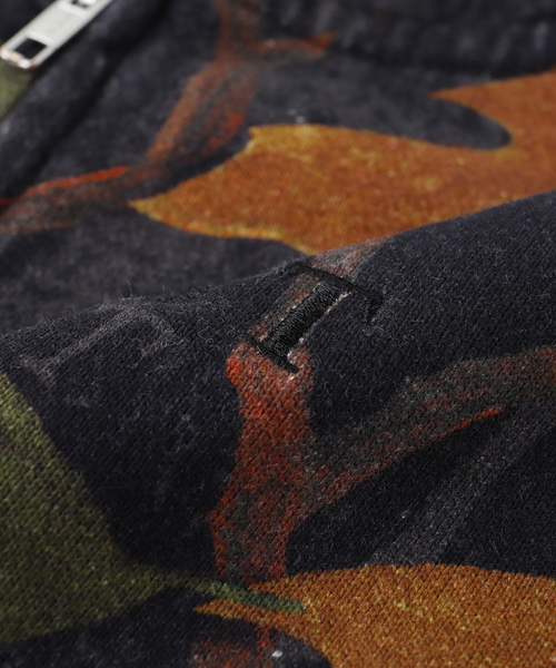 BOTT（ボット）の「BoTT / ボット WASHED TREE CAMO ZIP HOODIE（パーカー・メンズ・ブラック/ブラウン・SMALL/MEDIUM/LARGE）」の12枚目の写真