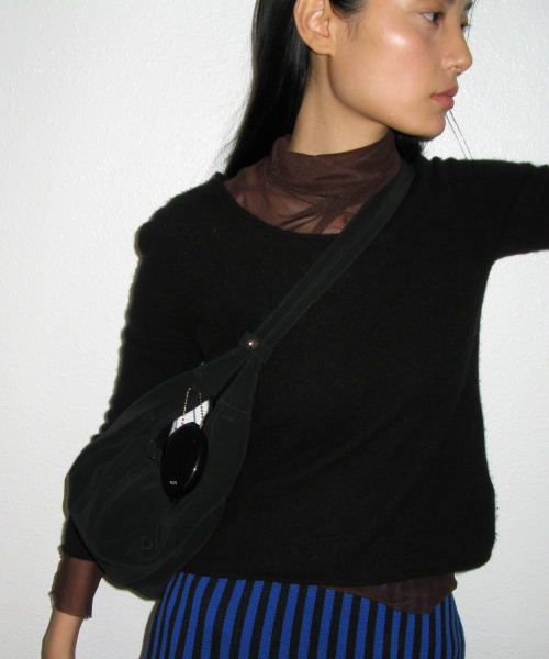 POTE（ポテ）の「0014 3-Way Flow Bag_Dry Leather Black（ショルダーバッグ・レディース・その他・FREE）」の4枚目の写真