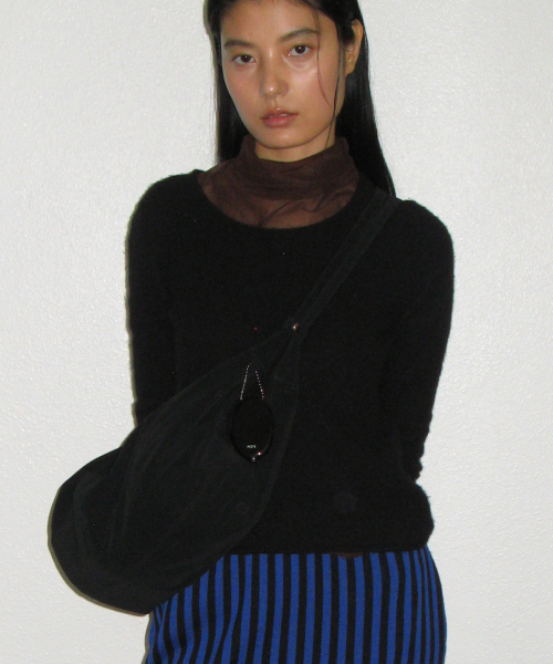 POTE（ポテ）の「0014 3-Way Flow Bag_Dry Leather Black（ショルダーバッグ・レディース・その他・FREE）」の5枚目の写真