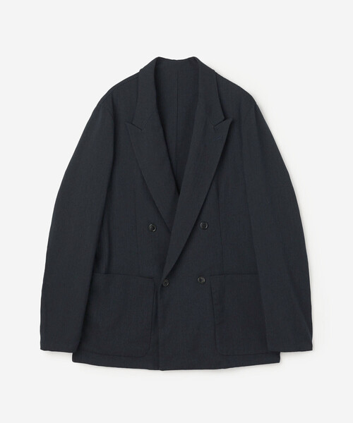 mando(マンド)の「mando |〈別注〉ボイル ダブルジャケット HERRINGBON MEN(テーラードジャケット・メンズ・ブルー系その他5・3)」の2枚目の写真