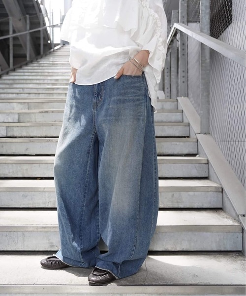 JOURNAL STANDARD LUXE(ジャーナルスタンダード ラックス)の「《追加3》11OZデニム スウィッチパンツ(デニムパンツ・レディース・ブルー・MEDIUM/SMALL)」の8枚目の写真