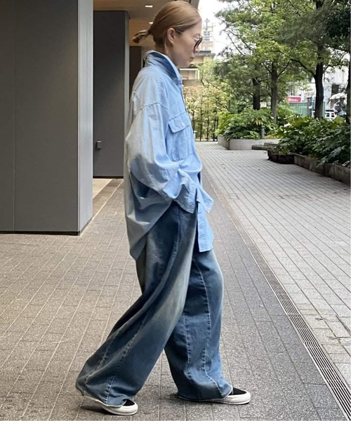 JOURNAL STANDARD LUXE(ジャーナルスタンダード ラックス)の「《追加3》11OZデニム スウィッチパンツ(デニムパンツ・レディース・ブルー・MEDIUM/SMALL)」の10枚目の写真