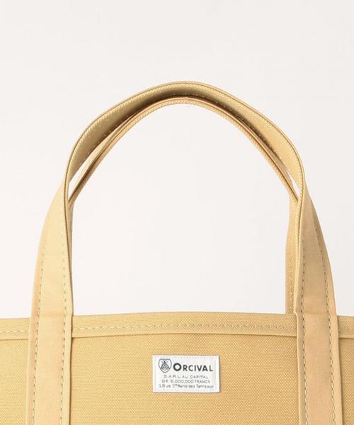 ORCIVAL（オーシバル）の「オーシバル/ORCIVAL キャンバストート（トートバッグ・レディース・オフホワイト/ブラック/ベージュ・FREE）」の7枚目の写真