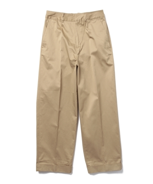 B:MING by BEAMS（ビーミングバイビームス）の「ビーミング by ビームス / ハイウエストチノパンツ（チノパンツ・レディース・ホワイト/ベージュ/ネイビー・MEDIUM/SMALL）」の6枚目の写真