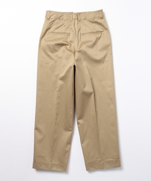 B:MING by BEAMS（ビーミングバイビームス）の「ビーミング by ビームス / ハイウエストチノパンツ（チノパンツ・レディース・ホワイト/ベージュ/ネイビー・MEDIUM/SMALL）」の14枚目の写真