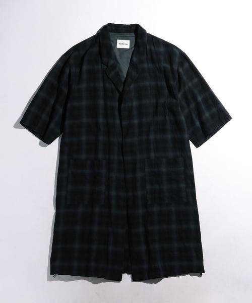 MONKEY TIME（モンキータイム）の「＜monkey time＞ ∴ TC トロピカル 6分袖 コート◆（カーディガン/ボレロ・メンズ・グレー・SMALL/MEDIUM/LARGE）」の2枚目の写真