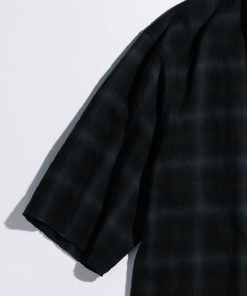 MONKEY TIME（モンキータイム）の「＜monkey time＞ ∴ TC トロピカル 6分袖 コート◆（カーディガン/ボレロ・メンズ・グレー・SMALL/MEDIUM/LARGE）」の5枚目の写真