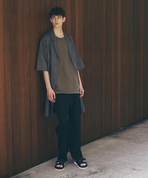 MONKEY TIME（モンキータイム）の「＜monkey time＞ ∴ TC トロピカル 6分袖 コート◆（カーディガン/ボレロ・メンズ・グレー・SMALL/MEDIUM/LARGE）」の8枚目の写真