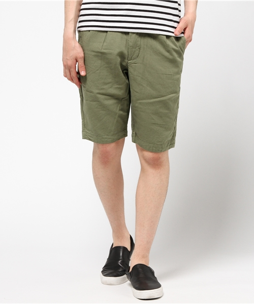 GRAND GLOBAL（グランドグローバル）の「GRAND GLOBAL / KAMIショートパンツ			（その他パンツ・メンズ・オフホワイト/ネイビー/カーキ・40/42/38）」の2枚目の写真