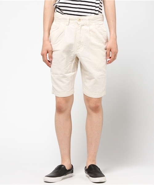 GRAND GLOBAL（グランドグローバル）の「GRAND GLOBAL / KAMIショートパンツ			（その他パンツ・メンズ・オフホワイト/ネイビー/カーキ・40/42/38）」の6枚目の写真