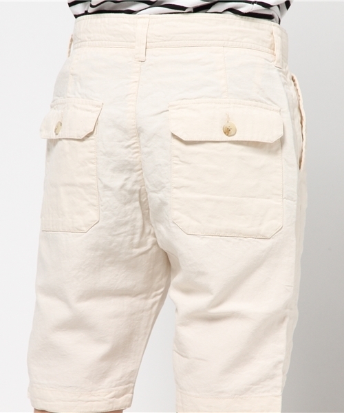 GRAND GLOBAL（グランドグローバル）の「GRAND GLOBAL / KAMIショートパンツ			（その他パンツ・メンズ・オフホワイト/ネイビー/カーキ・40/42/38）」の8枚目の写真